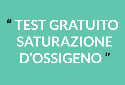 TEST GRATUITO SATURAZIONE D’OSSIGENO